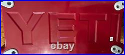 New! Yeti Tundra 65 Harvest Red Cooler With One Tray (Rare Color) Retired