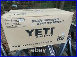 New Yeti Tundra 65 Quart Cooler Hilti White Color