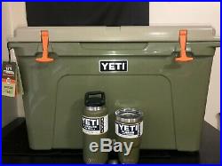 New Yeti Tundra Cooler 105 High Country Limited Edition With Olive Ramblers