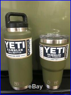 New Yeti Tundra Cooler 105 High Country Limited Edition With Olive Ramblers
