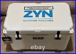 New ZYN Branded Yeti Tundra 45 Hard Cooler with Basket (Discontinued)