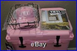 New in Box! Limited Edition Yeti Tundra 35 Pink Cooler with Pink Yeti Hat