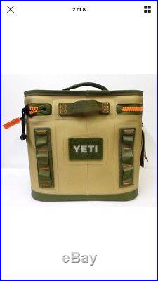 New in Box! Yeti Hopper Flip 8 Leakproof Cooler Field Tan / Orange