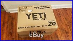 New open box Genuine-Yeti 20 quart Roadie Cooler Ice Chest BLUE Free Shipping