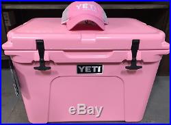 PINK LIMITED EDITION- Yeti TUNDRA 50 quart Cooler Ice Chest with FREE HAT- YT50P