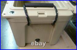 Pre-Owned Yeti Tundra 65 Hard Cooler Desert Tan With Ice Rack FREE SHIPPING