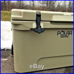 Roto-molded 65 Quart Cooler Ice Box- White- New in Box (YETI RTIC)