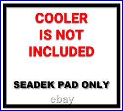 SeaDek Pad fits YETI Tundra Cooler Marine EVA Mat OliveGreen/T- Texas Flag