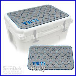 SeaDek Pad fits YETI Tundra Cooler Marine EVA Mat StormGray/AQ YETI Scales