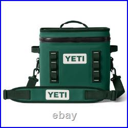 US Stock YETI Hopper Flip 12 Soft Cooler Black Forest Green