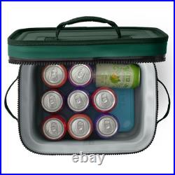 US Stock YETI Hopper Flip 12 Soft Cooler Black Forest Green