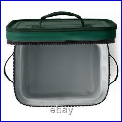US Stock YETI Hopper Flip 12 Soft Cooler Black Forest Green