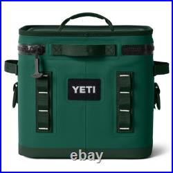 US Stock YETI Hopper Flip 12 Soft Cooler Black Forest Green