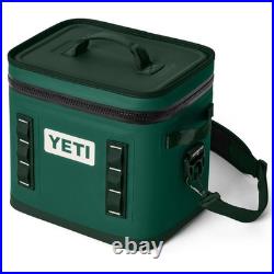 US Stock YETI Hopper Flip 12 Soft Cooler Black Forest Green