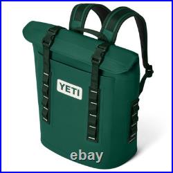 US Stock YETI Hopper M12 Backpack Soft Cooler Black Forest Green