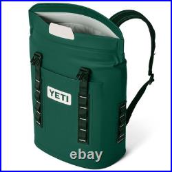 US Stock YETI Hopper M12 Backpack Soft Cooler Black Forest Green