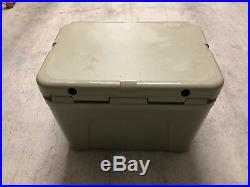 USED Discontinued Size Yeti Tundra 50 Qt. Tan Cooler