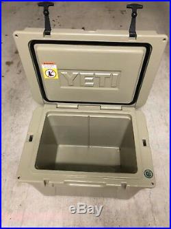 USED Discontinued Size Yeti Tundra 50 Qt. Tan Cooler