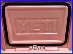 USED YETI CORAL Limited Edition Roadie 20 Cooler Discontinued Rare Limited