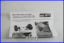 WAG MOTO Cooler 10 Inch Wheels and Long Strap Beach Kit For Yeti Tundra 45