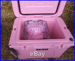 YETI 35 Tundra COOLER -Limited Edition PINK New in Box + Free Pink YETI Cap