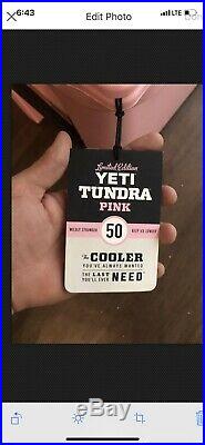YETI 50 Tundra COOLER -Limited Edition -PINK