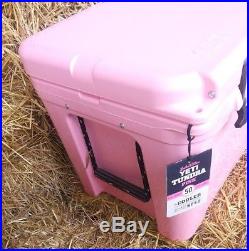 YETI 50 Tundra COOLER -Limited Edition PINK New in Box + Free Pink YETI Cap