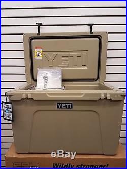 Yeti Cooler Tan Tundra 105 Cooler Size 105 New Yt105t