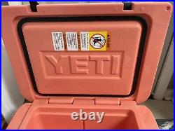 YETI CORAL? Tundra 35 Hard Cooler- Limited Edition Color RARE Discontinued
