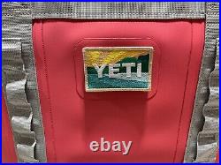 YETI Camino 35 Carryall Tote Bag LTD ED RETIRED? BIMINI PINK? Yeti Sunrise Patch