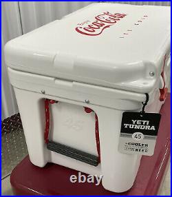 YETI Coca-Cola Tundra 45 Cooler + Hopper 30 + 2 Tumblers! Coke- Ultra RARE NEW