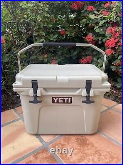 YETI Cooler Roadie 20 Hard Cooler Desert Tan with Handle- Discontinued