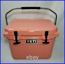YETI Coral Limited Edition Roadie 20 Cooler Discontinued RARE! Good Condition