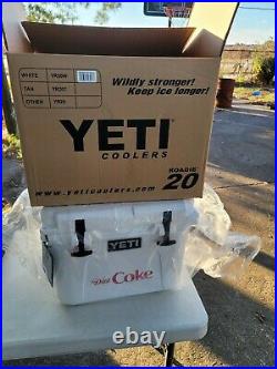 YETI DIET COKE Roadie 20 Cooler NEW RARE DISCONTINUED Awesome Handle PROMOTIONAL