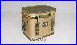 YETI Flip 12 Leakproof Cooler Tan / Orange 100% Authentic FREE Shipping