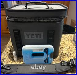 YETI HOOPER FLIP 12 Soft Cooler Bag LEAK PROOF Zipper, Strap, Lub & Thin Ice NIB