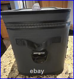YETI HOOPER FLIP 12 Soft Cooler Bag LEAK PROOF Zipper, Strap, Lub & Thin Ice NIB