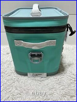 YETI HOPPER FLIP 12 LIMITED ED. AQUIFER BLUE! WithShoulder Strap &YETI ZIPPER LUBE