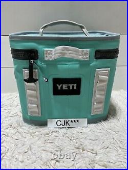 YETI HOPPER FLIP 8 LIMITED ED? AQUIFER BLUE! WithShoulder Strap &YETI ZIPPER LUBE