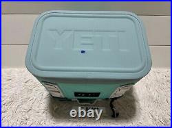 YETI HOPPER FLIP 8 LIMITED ED? AQUIFER BLUE! WithShoulder Strap &YETI ZIPPER LUBE