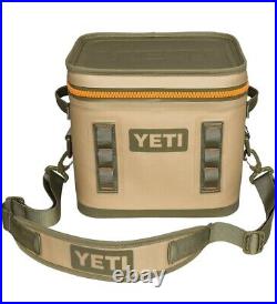 YETI Hopper-12 Flip Portable Cooler Tan/Orange - RARE Discontinued Colors