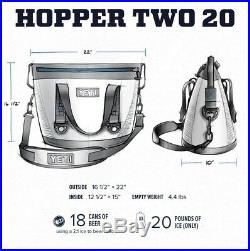 YETI Hopper 2 20 Portable Cooler Field Tan Blaze Orange