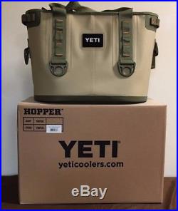 YETI Hopper 20, Cooler Bag FIELD TAN/BLAZE ORANGE, NEW