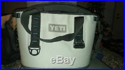 YETI Hopper 20 Cooler Gray, Only used 1 prior time. Free Shipping