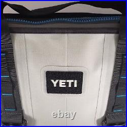 YETI Hopper 20 soft cooler in Fog Gray and Tahoe Blue