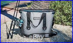 YETI Hopper 30 Portable Cooler Fog Gray / Tahoe Blue