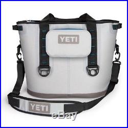 YETI Hopper 30 Portable Cooler with side kick
