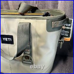 YETI Hopper 30 Portable Soft Cooler Field Tan / Blaze Orange NEW NWT RARE HTF