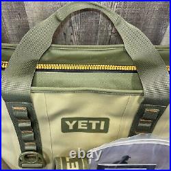 YETI Hopper 30 Portable Soft Cooler Field Tan / Blaze Orange NEW NWT RARE HTF