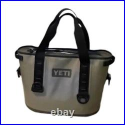 YETI Hopper 30 Soft Bag Zipper Cooler No Shoulder Strap Grey